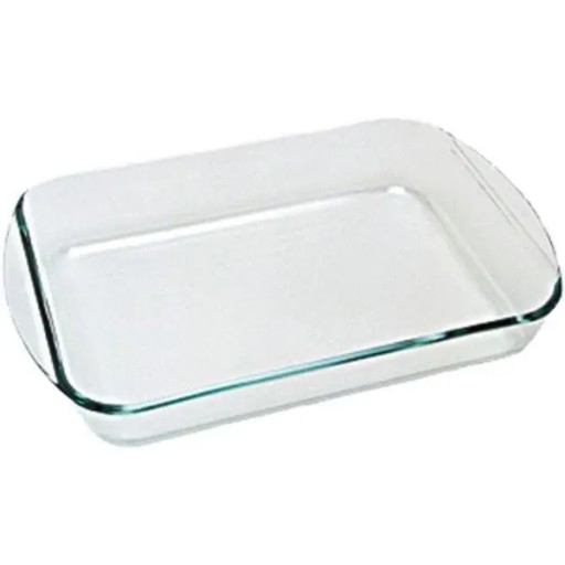 Стеклянное тепло -резистентное сосуд 40 x 27 см 3,7 л иконику Pyrex