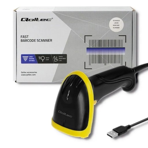 QOLTEC 1D считыватель штрих-кодов | USB