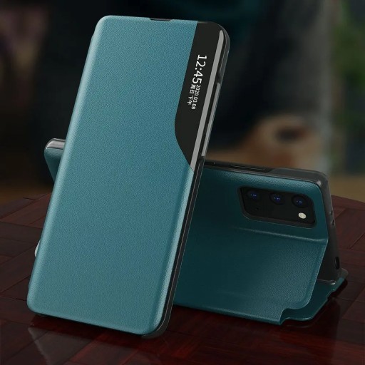 Элегантный чехол View Case из эко-кожи с клапаном и функцией X-подставки.