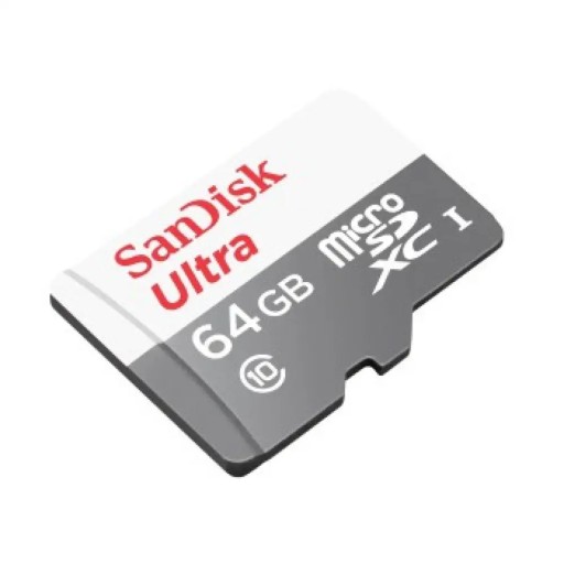 Карта памяти SanDisk microSD SDXC емкостью 64 ГБ