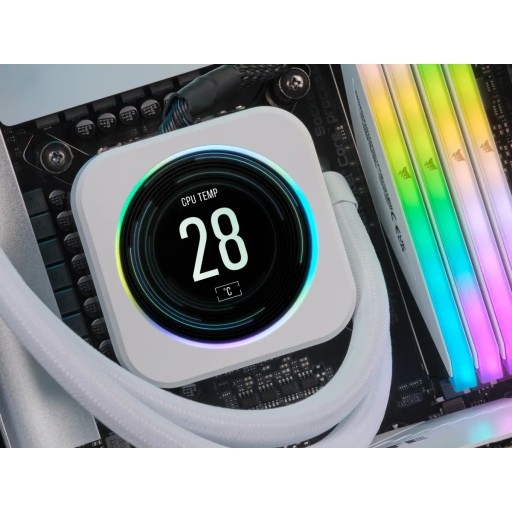 CORSAIR iCUE ELITE — Статус ЖК-дисплея