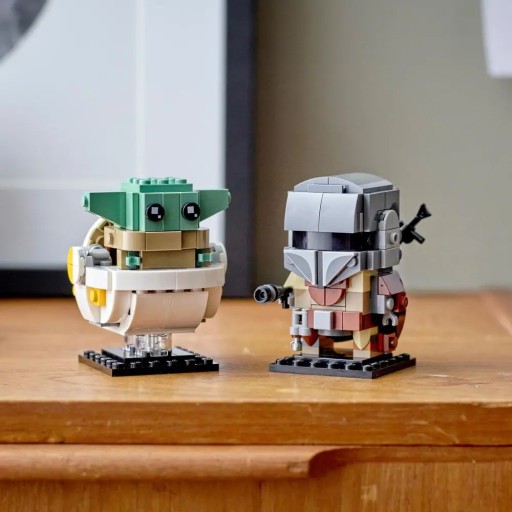 LEGO BrickHeadz 75317 Подарок ребенку «Мандалорец и Звездные войны» БЫСТРО!