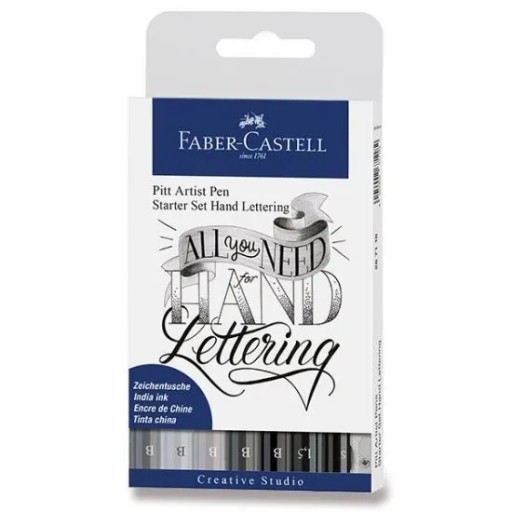 FABER-CASTELL Pitt Hand Lettering с аксессуарами