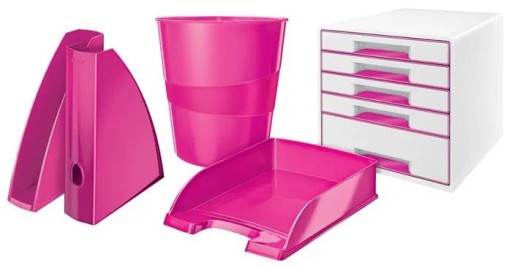 Полка для документов Leitz Plus Wow, РОЗОВЫЙ