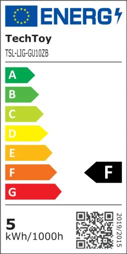 TechToy Smart RGB Лампа 4,7 Вт GU10 Zigbee 3 шт. TSL-LIG-GU10ZB-3PC