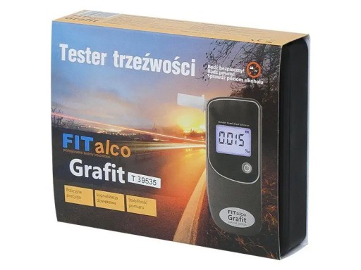 Алкотестер FiTalco Grafit, тестер трезвости