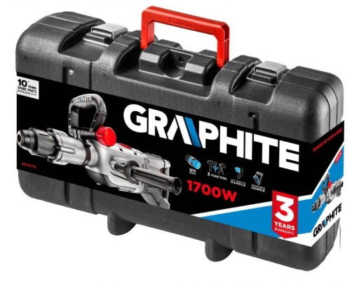 ГРАФИТОВЫЙ КУВОЧНЫЙ МОЛОТОК SDS-MAX 1700W IMPACT 27J