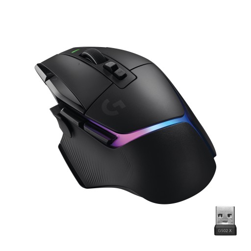 Мышь LOGITECH G502 X Plus, черная