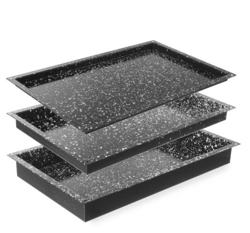 Blacha cukiernicza piekarnicza KONWEKTOMAT do 800C wys. 40mm GN1/1 - Hendi