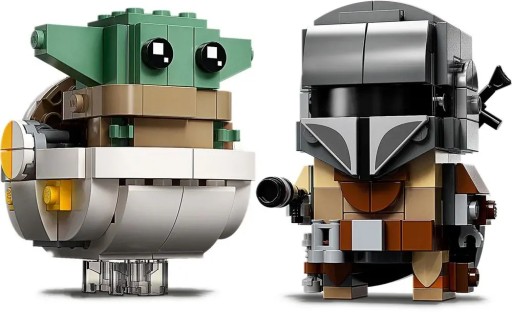 LEGO BrickHeadz 75317 Мандалорец и ребенок