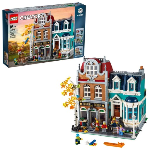 LEGO Creator Expert 10270 Трехэтажный книжный магазин Многоквартирный дом Модульное здание