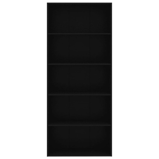 Полка VidaXL Другая коллекция 80 см x 189 см x 30 см черный