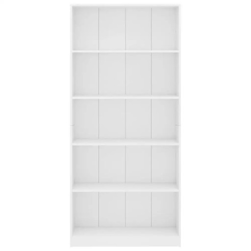 VidaXL 800918 полка 80 см х 175 см х 24 см белый