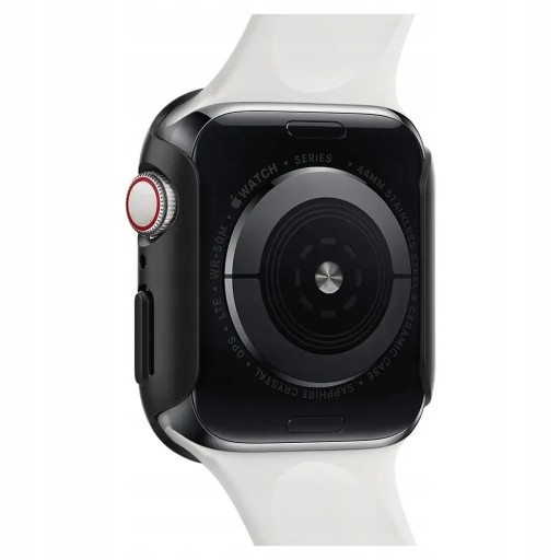 Чехол для Apple Watch 4/5/6/SE (44 мм) черного цвета — SPIGEN Thin Fit
