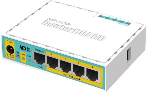 Маршрутизатор MikroTik hEX PoE lite RB750UPr2 4xPoE