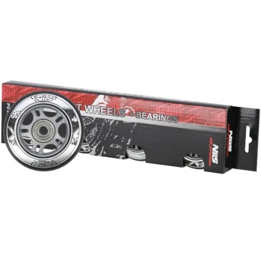 КОМПЛЕКТ РОЛИКОВ КОЛЕСА 76MM 82A ABEC-9 ПОДШИПНИКИ NILS