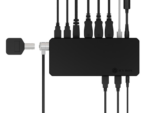 IB-DK2254AC 11 в 1, 3xHDMI, док-станция PD 100