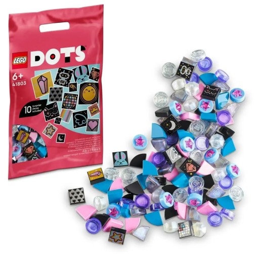 LEGO Dots 41803 DOTS series 8 аксессуары, брелоки
