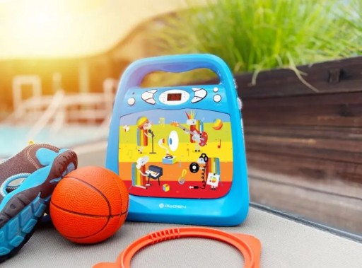 Odtwarzacz CD MP3 GOGEN DeckoKaraoke Niebieski