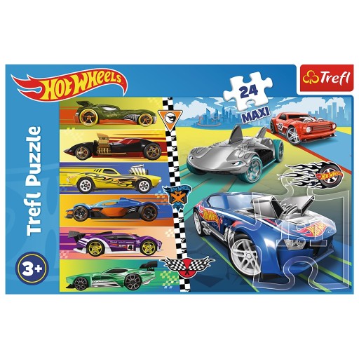 Пазл 24 Maxi: Fast Hot Wheels 14362
