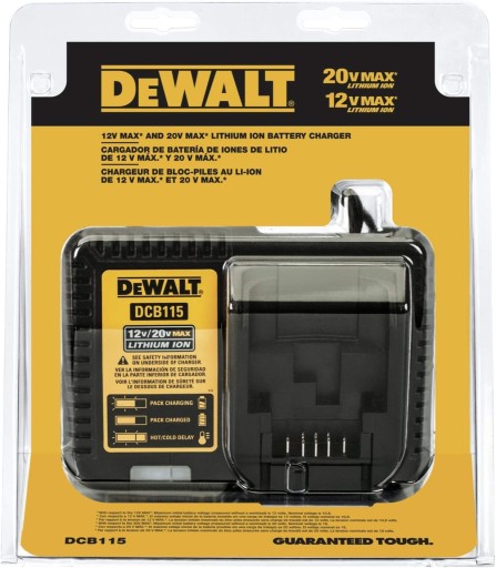 ЗАРЯДНОЕ УСТРОЙСТВО DEWALT МНОГОНАПРЯЖЕННОЕ DCB115