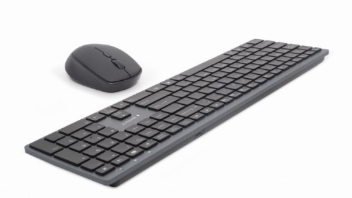 Комплект беспроводной клавиатуры и мыши Gembird Pro Business Slim
