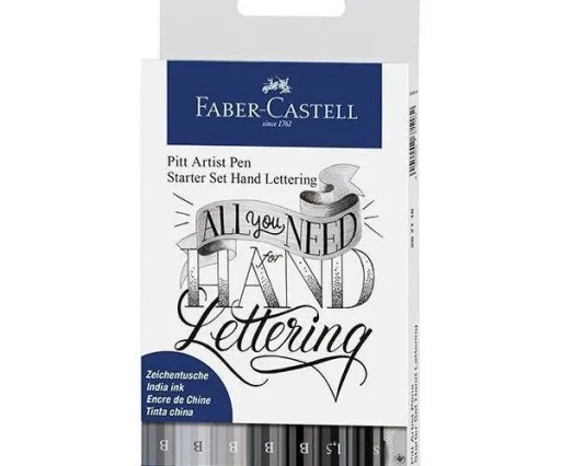 FABER-CASTELL Pitt Hand Lettering с аксессуарами