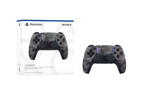 ПАНЕЛЬ-КОНТРОЛЛЕР SONY PS5 DualSense СЕРЫЙ КАМУФЛЯЖНЫЙ МОРО