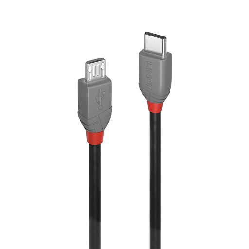 Кабель USB 2.0 тип C — Micro B Lindy 36891 1 м