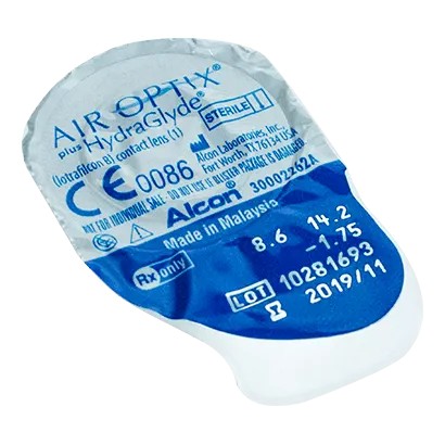 Soczewki AIR OPTIX PLUS HYDRAGLYDE 6szt moc +4,75
