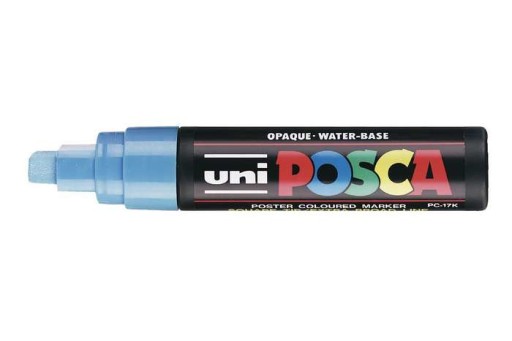 Маркер UNI POSCA PC-17K светло-голубого цвета (8)