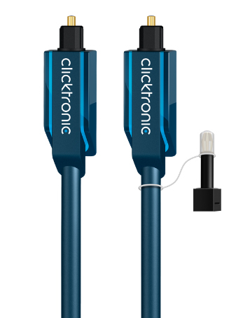 Оптический кабель CLICKTRONIC Toslink + реклама. Джек 3м ПРО