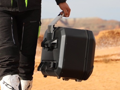 ЗАДНИЙ ВЕРХНИЙ КОРПУС SHAD TERRA TR37 ЧЕРНЫЙ АЛЮМИНИЙ 37L 49X42X26