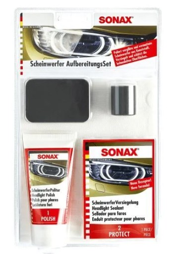 Sonax 405941 Реставрационный комплект фар