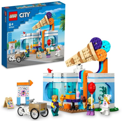 LEGO CITY 60363 МАГАЗИН МОРОЖЕНОГО КИРПИЧИ