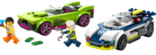 LEGO City 60415 Полицейская погоня на полицейской машине Muscle Car 213 Klocki 6+
