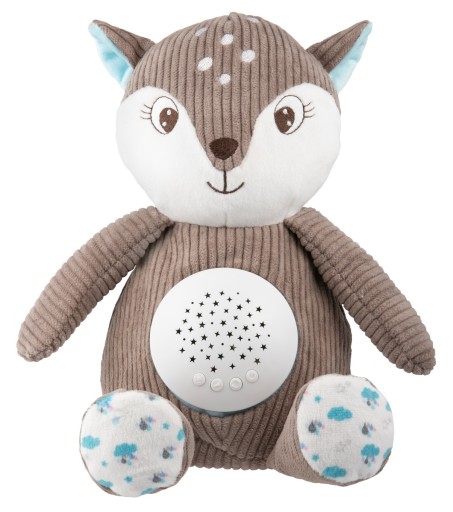 CANPOL Plush Deer, музыкальная шкатулка и проектор, бронза