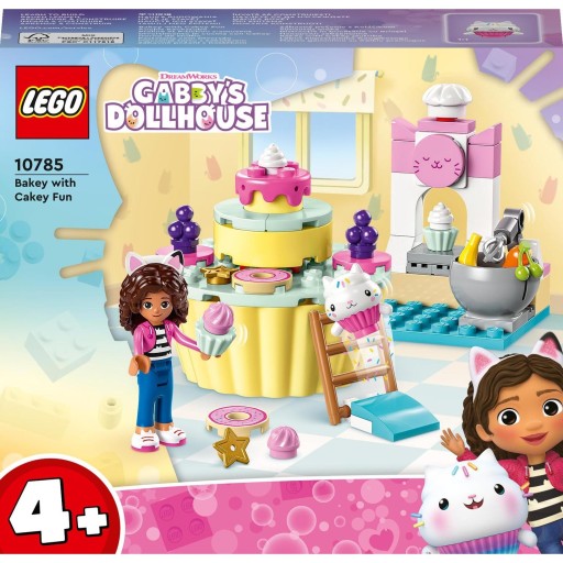 LEGO KOCI DOMEK GABI 10785 PIECZENIE TORTU Z ŁAKOTKIEM KLOCKI DLA DZIECI 4+