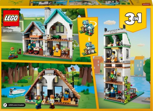 Семейный дом или многоквартирный дом LEGO Creator Дом 3 в 1 31139