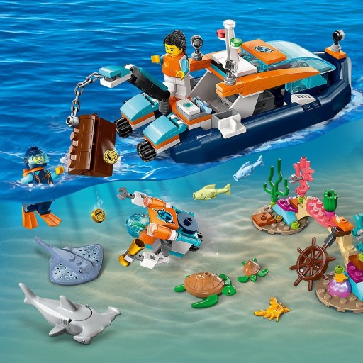 LEGO CITY 60377 Водолазная лодка исследователя