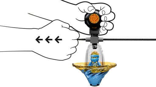 LEGO Bricks Ninjago 70690 — Тренировка воина Кружитцу Джея