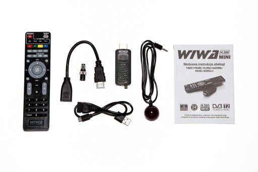 ТЮНЕР ПРИЕМНИК НАземного ТВ DVB-T/T2 Wiwa DVB-T2