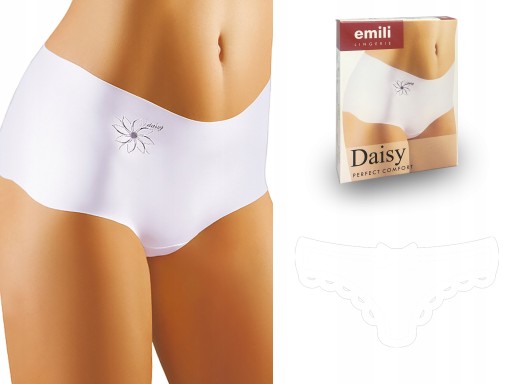 EMILI Daisy Laserowo Cięte Figi biały L