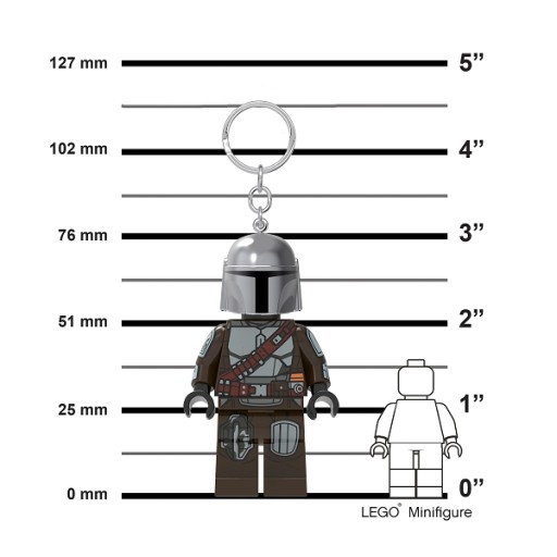 Брелок LEGO Star Wars Мандалорец LGL-KE187