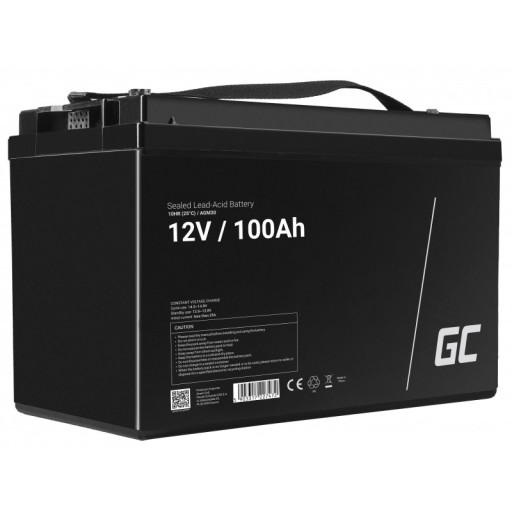 AGM 12V 100AH ​​Батарея для фотоэлектрического туриста