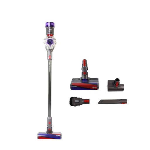 Вертикальный пылесос Dyson V8 Absolute серебристый/серый