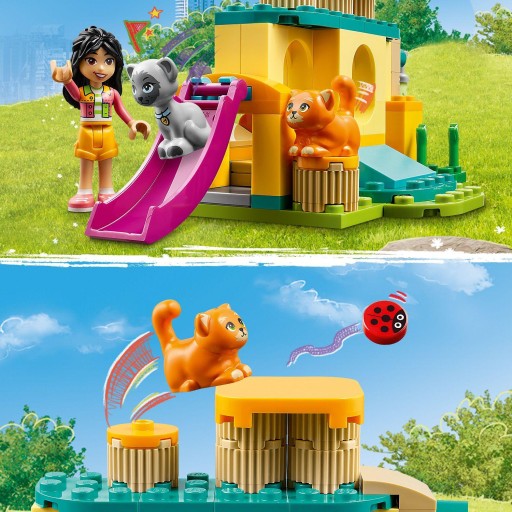 LEGO FRIENDS #42612 — Приключения на кошачьей площадке + сумка + каталог 2024 г.