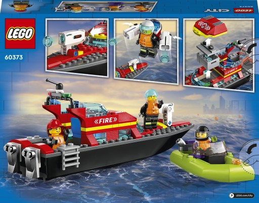Пожарный катер LEGO City 60373