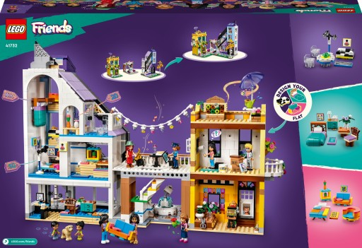 LEGO Friends Дизайн интерьера и цветочный магазин 41732