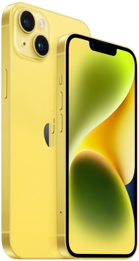 Смартфон Apple iPhone 14 128 ГБ Желтый — 100% работоспособность аккумулятора — ИДЕАЛЬНОЕ